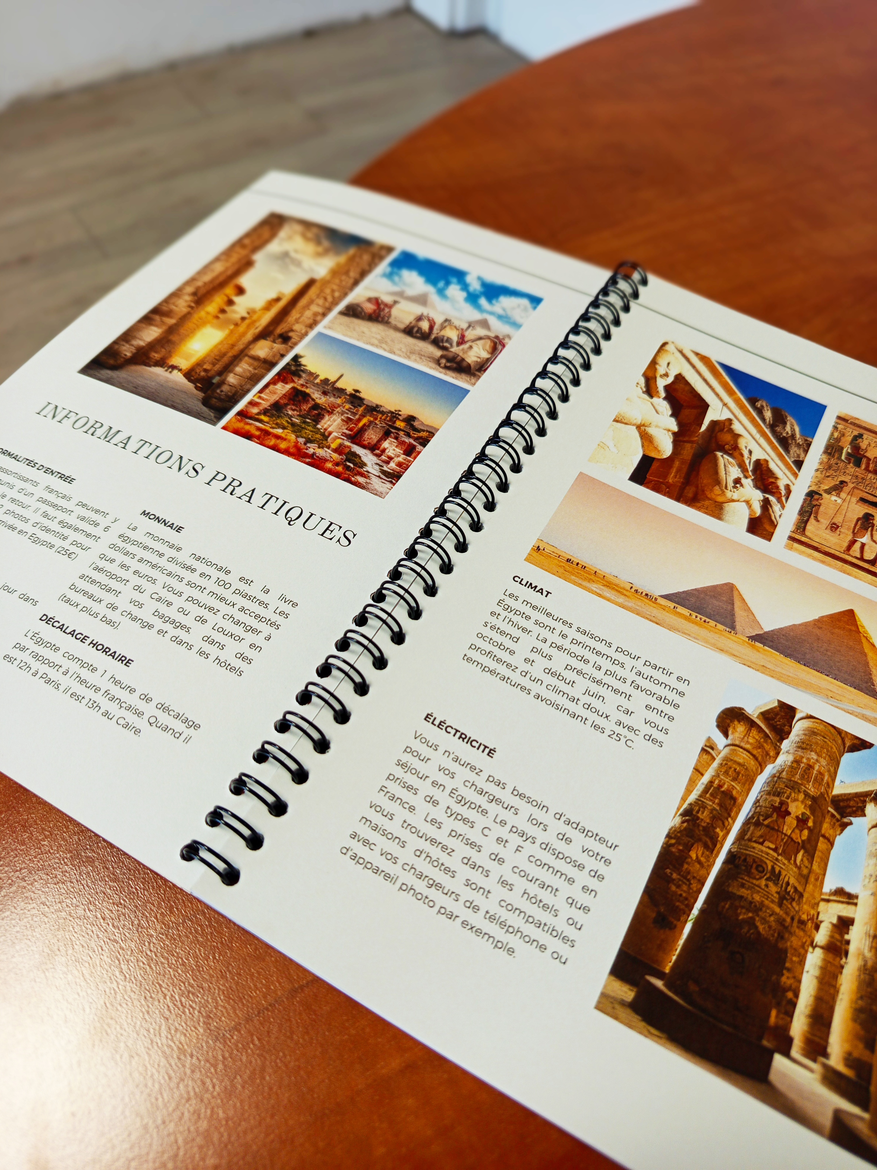 Impression et reliure spirale